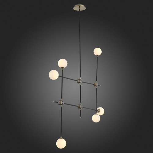 SL429.403.06 Светильник потолочный ST-Luce Черный, Золото/Белый G9 6*5W BASTONCINO фото 6