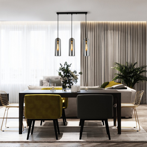 Подвесной светильник Escada 10195/3S E27*40W Smoke фото 2