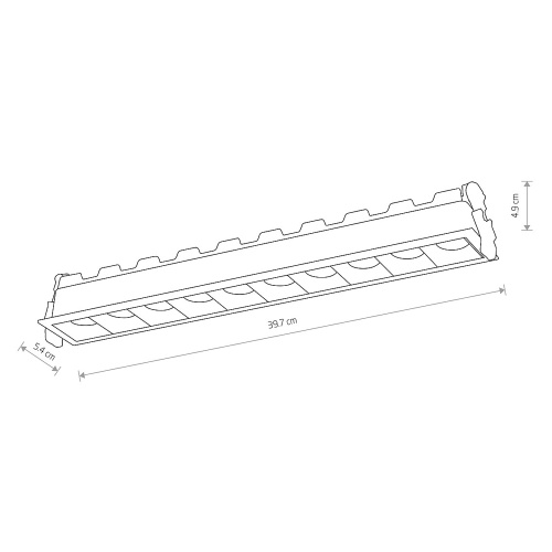 Встраиваемый светильник Nowodvorski Midi Led Black 10063 фото 3 Встраиваемый светильник Nowodvorski Midi Led Black 10063 фото 3