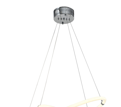Люстра подвесная светодиодная хром LED 96Вт D60см Zortes BLASY ZRS.57793.96 фото 7 Люстра подвесная светодиодная хром LED 96Вт D60см Zortes BLASY ZRS.57793.96 фото 7