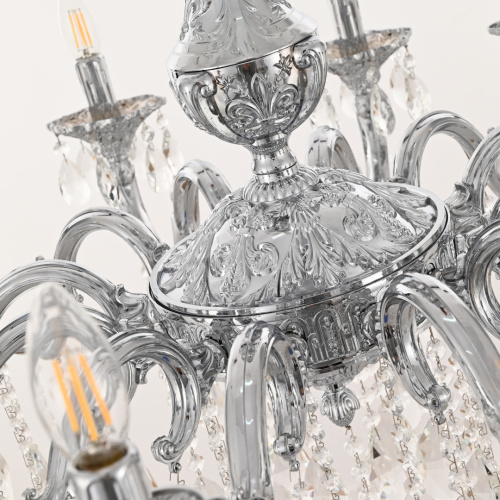 Люстра с хрустальными подвесками AL78101/12/300 A Ni Bohemia Ivele Crystal (Богемия Ивеле Кристалл) фото 4 Люстра с хрустальными подвесками AL78101/12/300 A Ni Bohemia Ivele Crystal (Богемия Ивеле Кристалл) фото 4