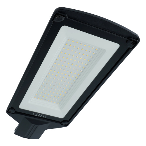 Светодиодный уличный консольный светильник SAFFIT SSL10-100 100W 5000K 230V, черный фото 4
