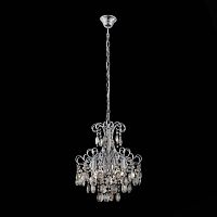 SL846.103.06 Люстра подвесная ST-Luce Темный хром/Тонированный черный E14 6*40W ORECCHINI