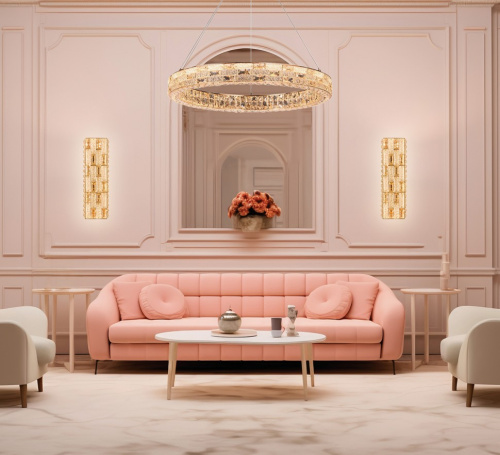 Люстра подвесная Festo Gold FL1051-10P фото 2