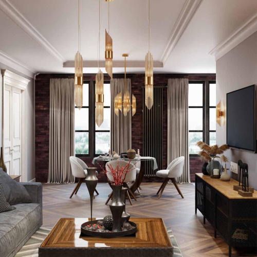 Подвесной светильник Odeon Light Hall Flambi 4847/2 фото 5 Подвесной светильник Odeon Light Hall Flambi 4847/2 фото 5