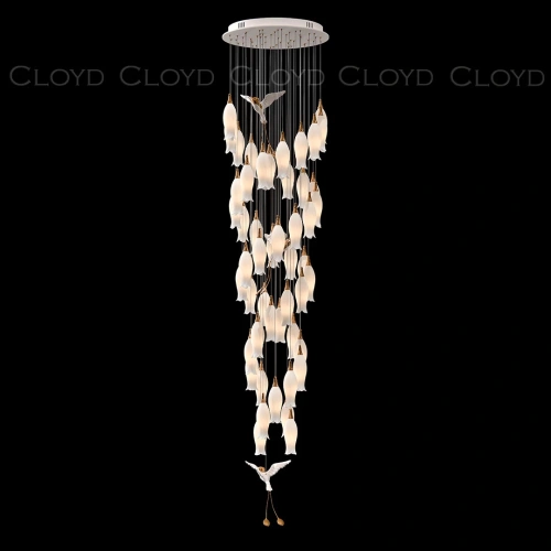 Люстра Cloyd ARGANA C50 / выс. 280 см - керамика - E14 - белый (арт.11254) Люстра Cloyd ARGANA C50 / выс. 280 см - керамика - E14 - белый (арт.11254)