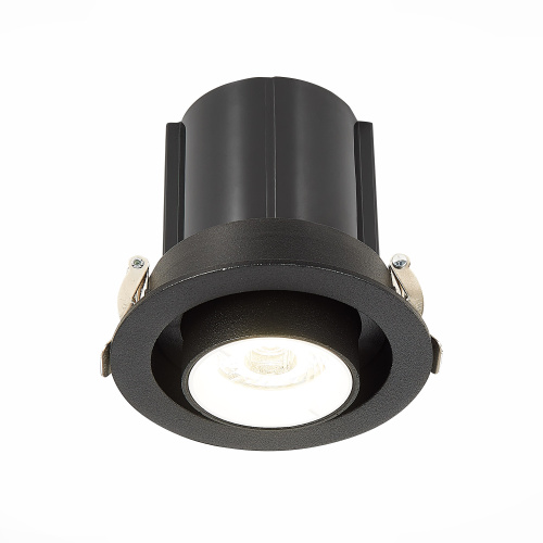 ST702.438.12 Св-к встр. Черный LED 1*12W 3000K 900Lm Ra80 24° IP20 D90xH92 180-240V Встраиваемые светильники фото 5