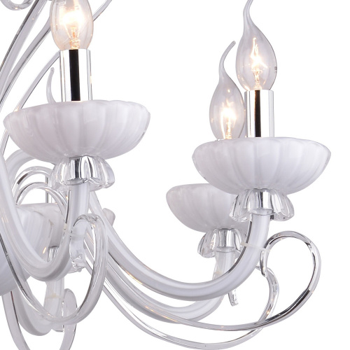 Подвесная люстра Arte Lamp ODETTA A7195LM-8WH фото 2