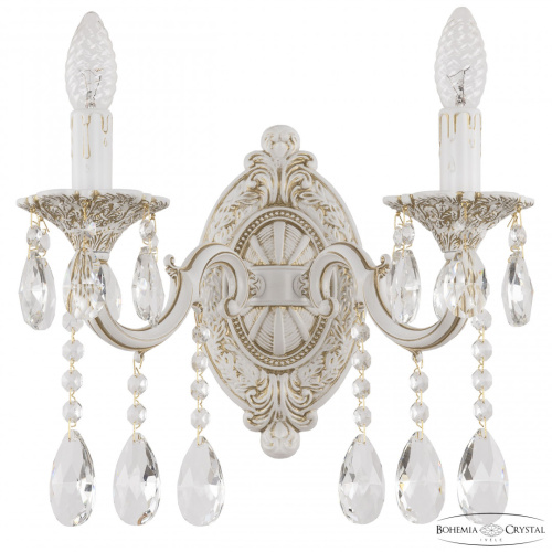 Бра с хрустальными подвесками AL7801B10/2/175 A WMG Bohemia Ivele Crystal (Богемия Ивеле Кристалл)