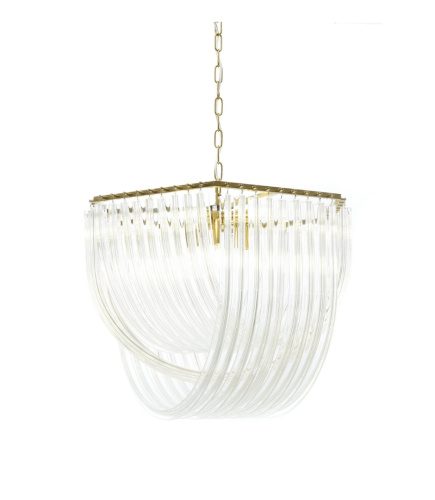 Хрустальная подвесная люстра Lumina Deco Weddini LDP 6001-600 GD+CL фото 2 Хрустальная подвесная люстра Lumina Deco Weddini LDP 6001-600 GD+CL фото 2