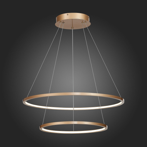 ST603.243.56 Светильник подвесной ST-Luce Золотистый/Белый LED 1*56W 4000K Подвесные светильники фото 2 ST603.243.56 Светильник подвесной ST-Luce Золотистый/Белый LED 1*56W 4000K Подвесные светильники фото 2
