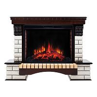 Каминокомплект COUNTRY/БРУКЛИН Античный дуб с очагом Электроочаг EPSILON/ЭПСИЛОН 33
