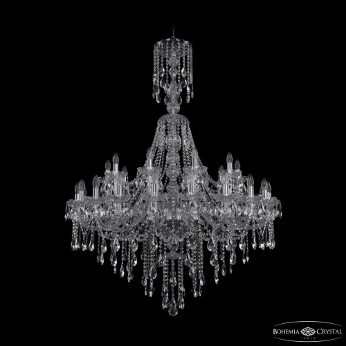 Люстра хрустальная 1415/20+10/400/XL-154 Ni