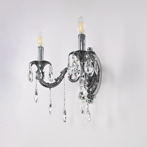 Бра с хрустальными подвесками AL7901B10/2/175 B NB Bohemia Ivele Crystal (Богемия Ивеле Кристалл) фото 9