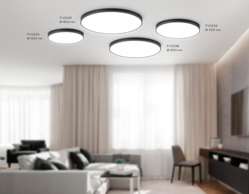 Потолочный светодиодный светильник Ambrella light Orbital Air Alum FV5530 фото 2