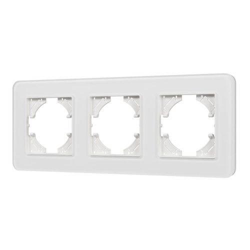 Рамка стеклянная FRM-OMALI-SFGS-3-WH Arlight 049712
