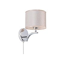 Citilux Эвора Рондо CL460311 Бра с бежевым абажуром и выключателем