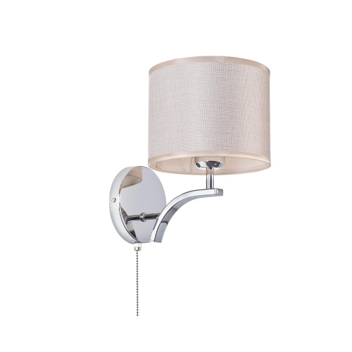 Citilux Эвора Рондо CL460311 Бра с бежевым абажуром и выключателем Citilux Эвора Рондо CL460311 Бра с бежевым абажуром и выключателем
