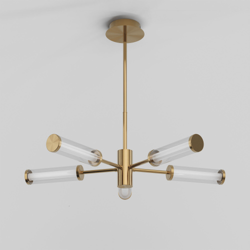 Потолочный светодиодный светильник 50386/5 LED латунь фото 2 Потолочный светодиодный светильник 50386/5 LED латунь фото 2