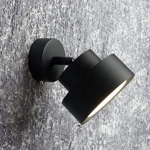 Светильник HL3670 AURA 12W, 230V, GX53, чёрный фото 2