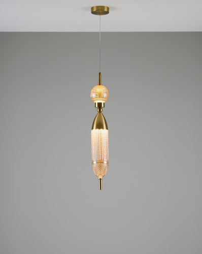 Светильник подвесной светодиодный Moderli V10915-PL Candle фото 3 Светильник подвесной светодиодный Moderli V10915-PL Candle фото 3