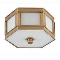 Потолочный светильник Cloyd NARTEX FM2 / Ø33 см - латунь (арт.10216)