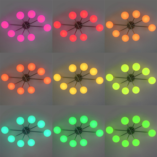 Citilux ATMAN SMART CL226A181 LED RGB Умная люстра Матовый Хром фото 11