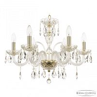 Люстра хрустальная 118/6/195 G Bohemia Ivele Crystal (Богемия Ивеле Кристалл)