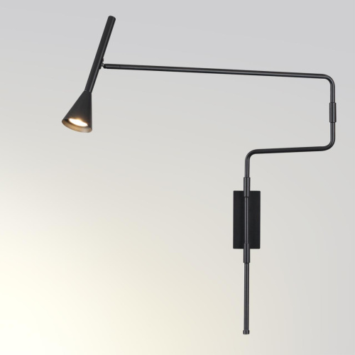 7031/1W HIGHTECH ODL25 271 Настенный светильник с выкл. черный/металл IP20 GU10 LED 10W 220V IZZY фото 3 7031/1W HIGHTECH ODL25 271 Настенный светильник с выкл. черный/металл IP20 GU10 LED 10W 220V IZZY фото 3