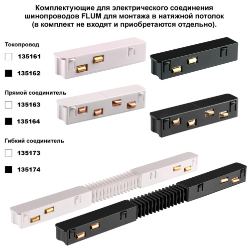 135129 NT21 138 черный Шинопровод для монтажа в натяжной потолок 2м 48V FLUM фото 4 135129 NT21 138 черный Шинопровод для монтажа в натяжной потолок 2м 48V FLUM фото 4