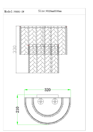 Бра Moderli V8081-2W Alberto фото 9
