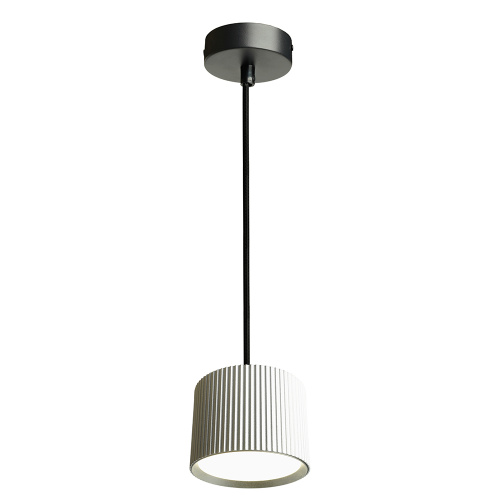 Светильник потолочный Feron Barrel HL4588 ARIA  levitation 12W, 230V, GX53, серебро + черный, на подвесе 1,7 м фото 2