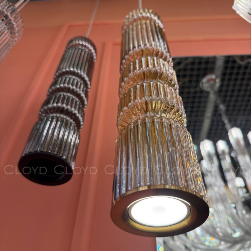 Подвесной светильник Cloyd HOW P1 / выс. 39 см - латунь - шампань (арт.11606) фото 2