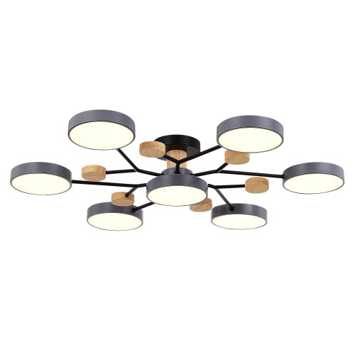 SLE6006-702-07 Светильник потолочный Серый/Серый LED 7*12W 3000K/4500K/6000K FAEMA фото 7