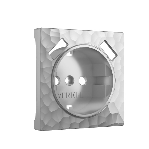 Накладка для розетки USB (Hammaer серебряный) W1279506 Накладка для розетки USB (Hammaer серебряный) W1279506