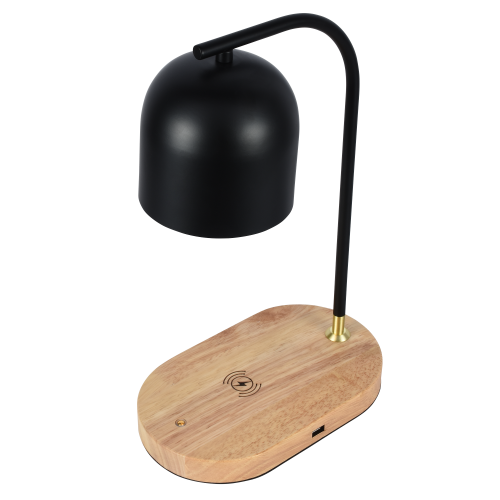 Настольная лампа черная E27 беспроводная зарядка 37см Zortes DESKLIGHT ZRS.1066.01 фото 9