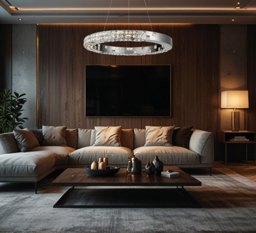 Люстра подвесная Elegance Chrome FL1148-8P фото 3