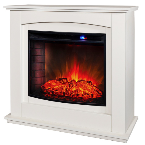 Электрокамин RealFlame Canada 25,5 WT белый с очагом Evrika 25,5 LED фото 2 Электрокамин RealFlame Canada 25,5 WT белый с очагом Evrika 25,5 LED фото 2