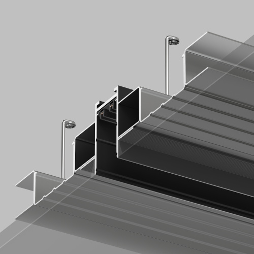 TR2013-BK Встраиваемый шинопровод SMART 3м под ГКЛ, черный фото 4