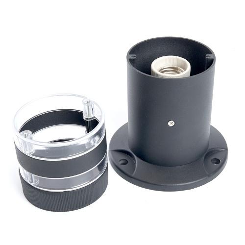 Светильник садово-парковый Feron DH0810, столб,  E27 230V, черный фото 2