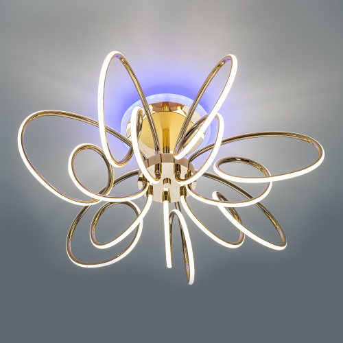 Citilux SALMA SMART CL224A172 RGB LED Умная люстра Золото фото 9 Citilux SALMA SMART CL224A172 RGB LED Умная люстра Золото фото 9
