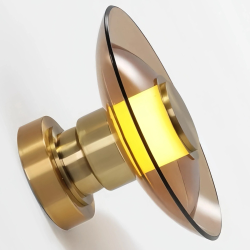 Настенный/Потолочный светильник 8665W/S gold/amber фото 3