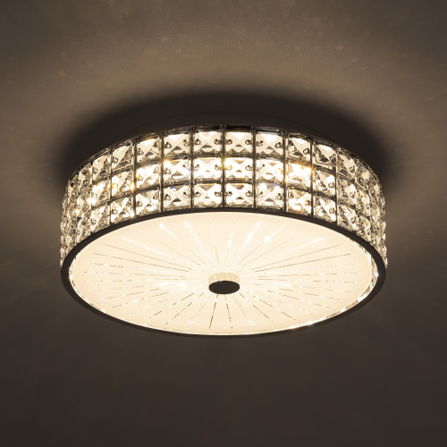 Citilux Портал CL32413G1 LED RGB Люстра хрустальная с пультом Хром фото 6 Citilux Портал CL32413G1 LED RGB Люстра хрустальная с пультом Хром фото 6