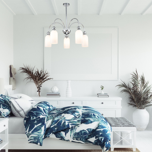 Светильник на штанге Escada 686/5PL E14*60W Chrome фото 6 Светильник на штанге Escada 686/5PL E14*60W Chrome фото 6