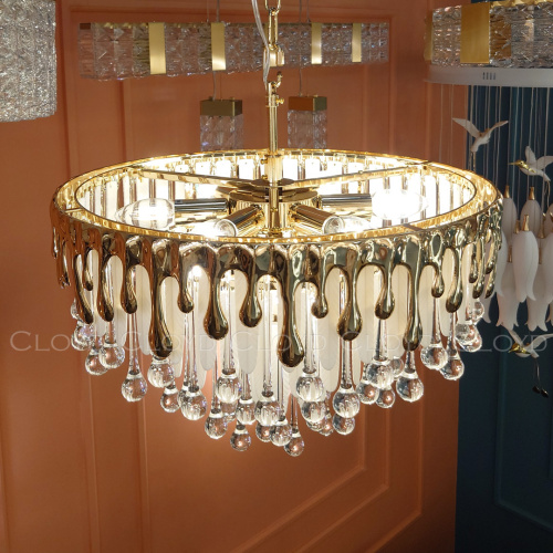 Люстра Cloyd CAPULETTI C9 / Ø49 см - золото (арт.11204) фото 4 Люстра Cloyd CAPULETTI C9 / Ø49 см - золото (арт.11204) фото 4