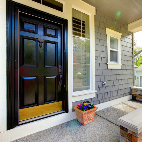 Звонок с кнопкой проводной Feron DB-102 электромеханический белый 230V 119х70х37мм фото 5