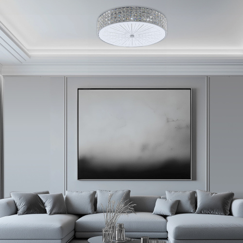 Citilux Портал CL32418G1 LED RGB Люстра хрустальная с пультом Хром фото 15 Citilux Портал CL32418G1 LED RGB Люстра хрустальная с пультом Хром фото 15