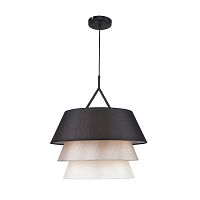 Подвесной светильник Escada 10187/3S E27*60W Black/Beige/White