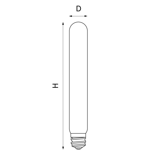 933904 Лампа энергосберегающая LED FILAMENT 220V T30 E27 6W=65W 630LM 360G CL 4000K 15000H фото 2