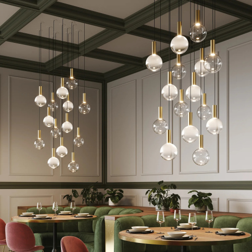 Подвесной светильник Sfera Gold/sandblasted фото 4 Подвесной светильник Sfera Gold/sandblasted фото 4